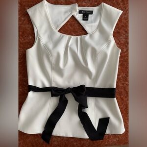 White House Black Market Elegant White Top